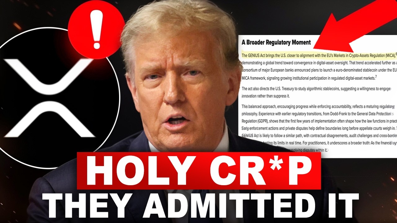 MEGA WHITE HOUSE XRP ANNOUNCEMENT!!! THEY ADMITTED IT! (Holy Cr*p)