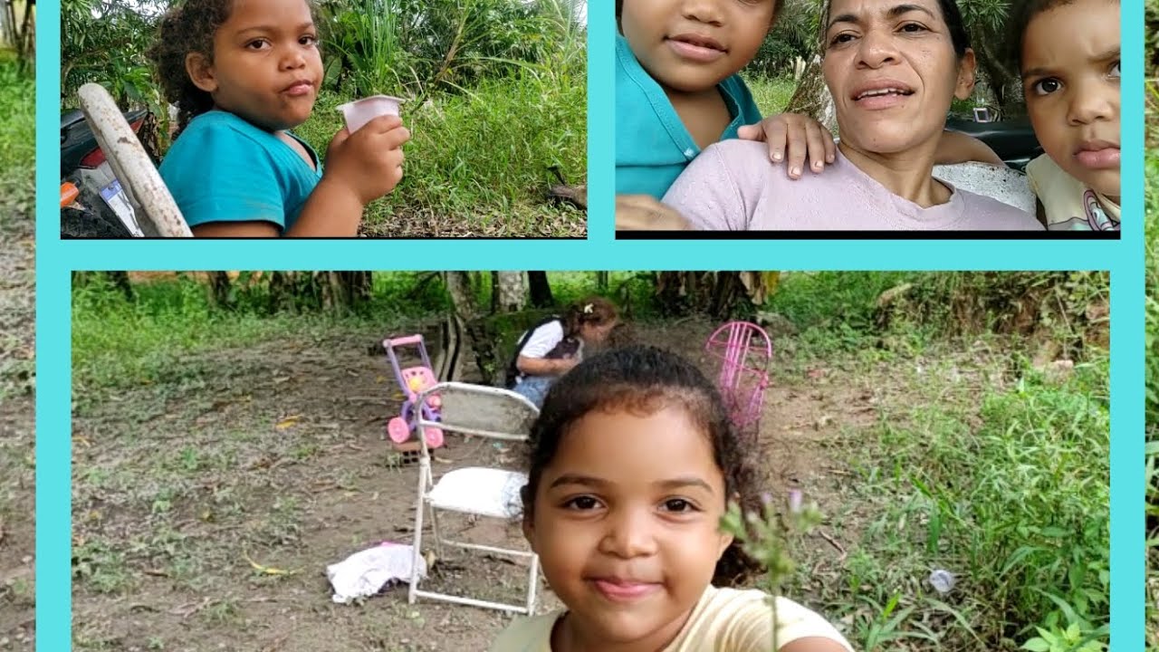 Nós aqui no sítio e essas crianças aprontando 