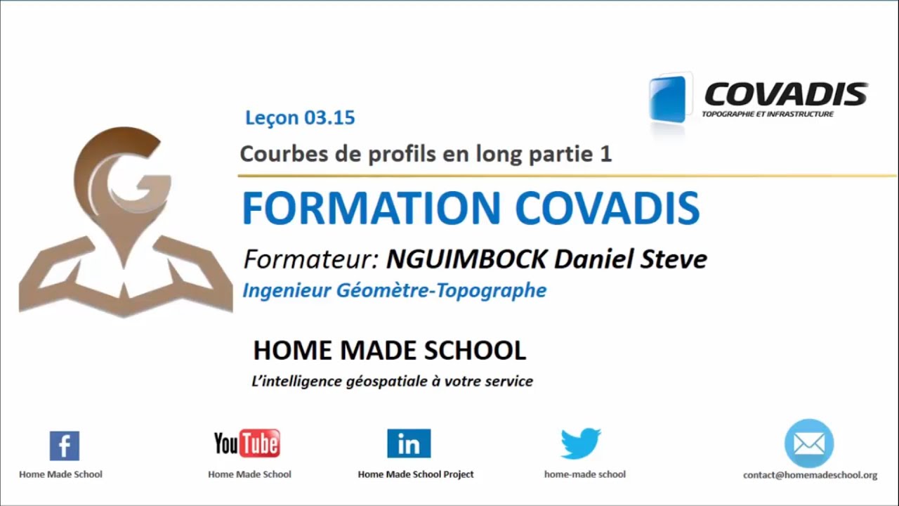 Formation Covadis 3D : Courbe de Profil en Long