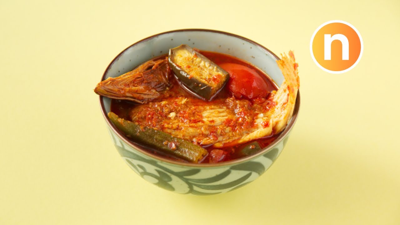 Asam Pedas Ikan Pari | Fish in Asam Curry [Nyonya Cooking]