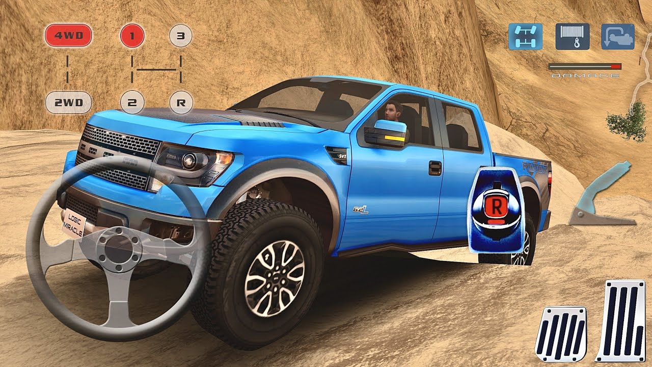FORD RAPTOR vs IMPOSSIBLE DESERT HILL! 🏜️ OffRoad Drive Desert Extreme 4x4 Gameplay