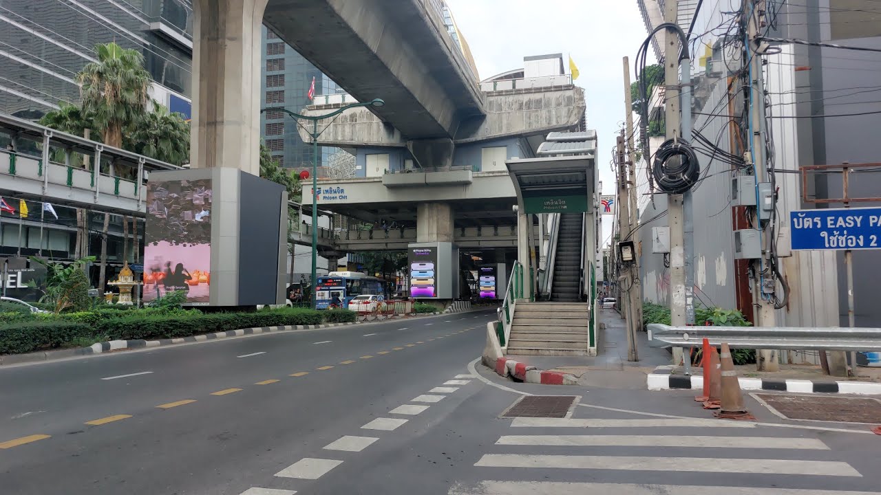 Phloen Chit - BTS Train, Bangkok, Thailand