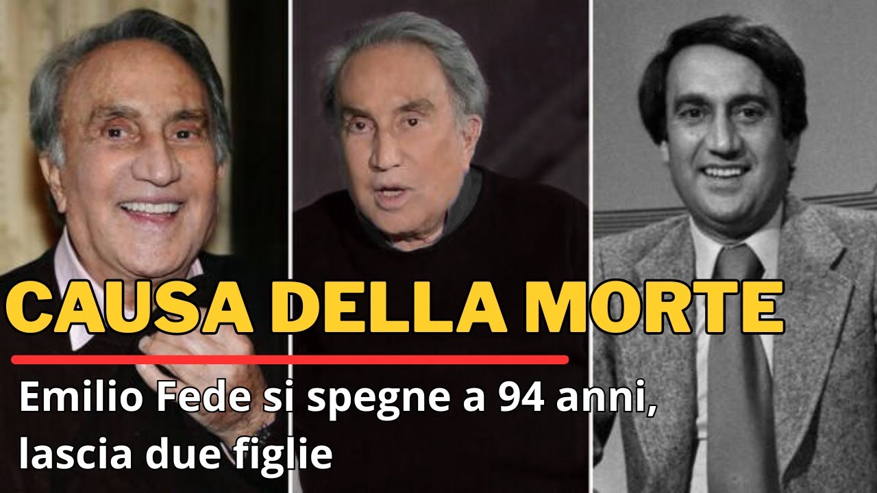 Causa della morte di Emilio Fede: età, figlie e carriera del giornalista legato a Berlusconi