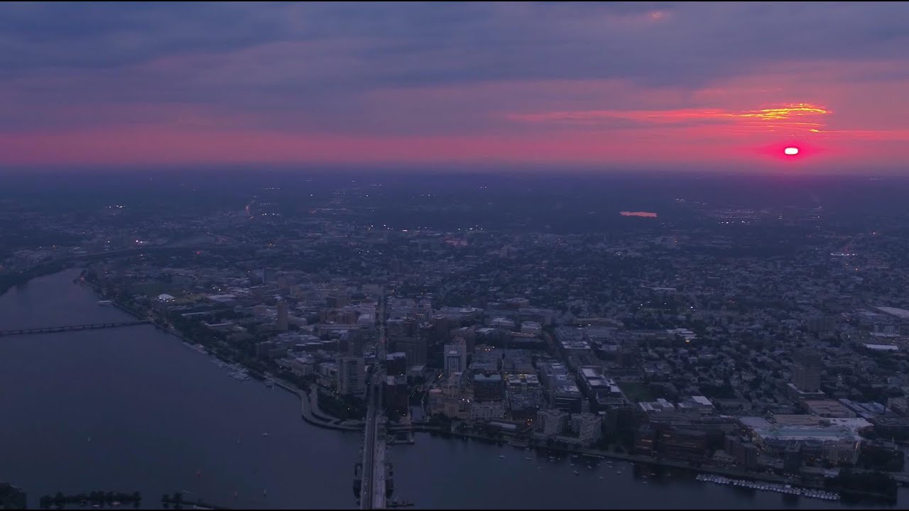 Aerial Views of Boston in 4K UHD.   #massachusetts #usa