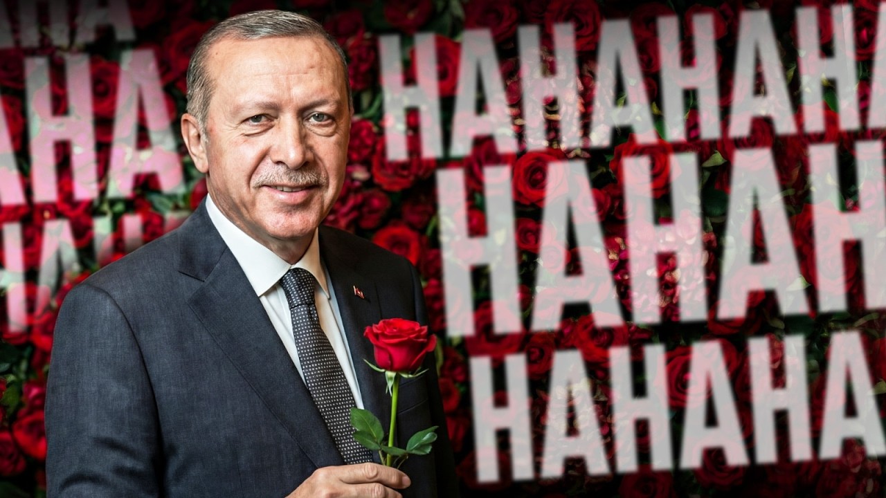 ERDOĞAN ÇİÇEKLERLE KARŞILANDI 😭