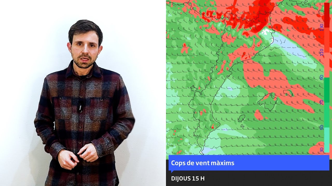 Alerta per fortes ventades en moltes comarques