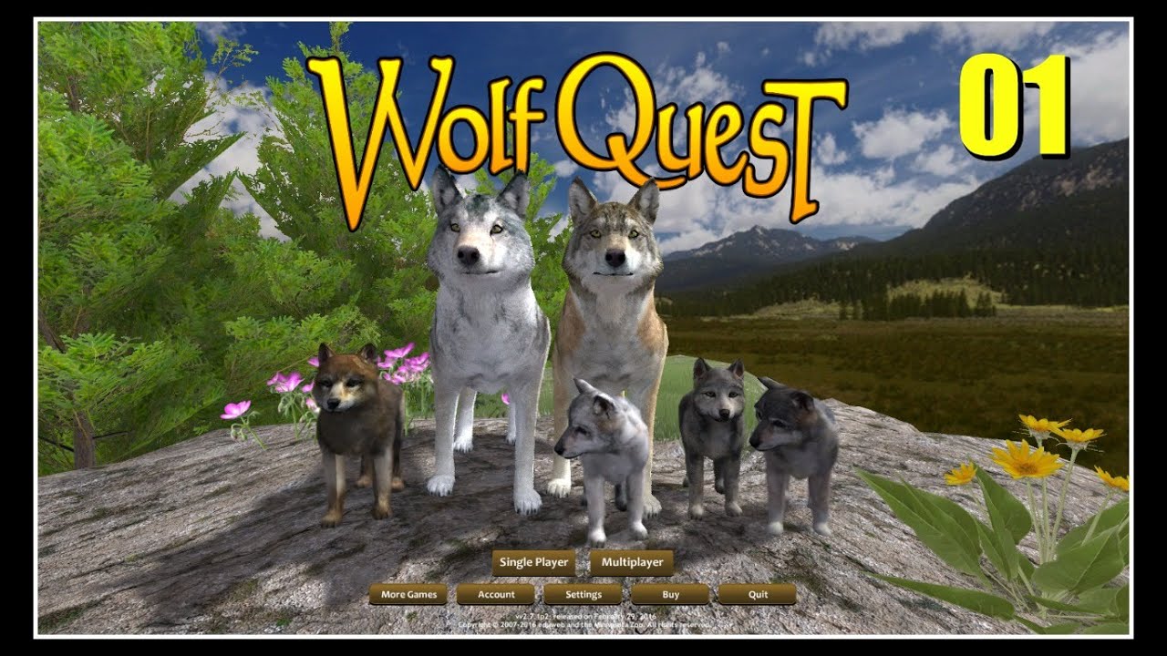 Let's Play WolfQuest 2.7 New Version Finding A Mate Part 1