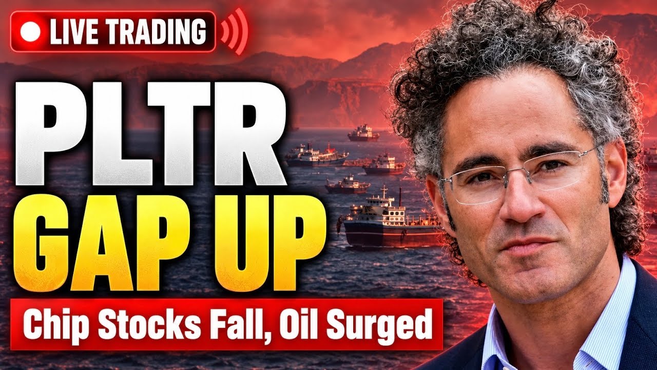 Semiconductors Fall as Oil Price Surged 🚨 $PLTR Rally $200 | Live Trading Stock Market Today