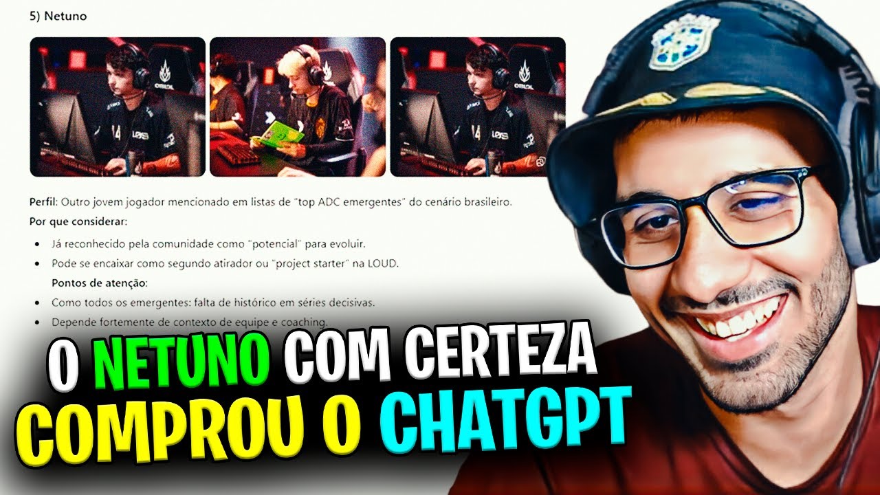 🚨 O CHATGPT ACHOU O NOVO ADC DA LOUD! ABSOLUT RESENHANDO MUITO COM A IA
