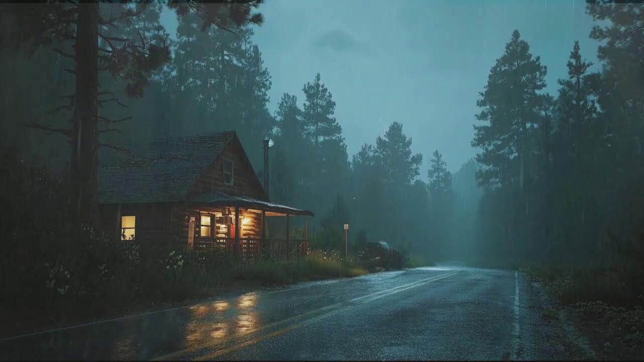Heavy Rain and Thunder Sound Designed to Trigger Instant Deep Sleep