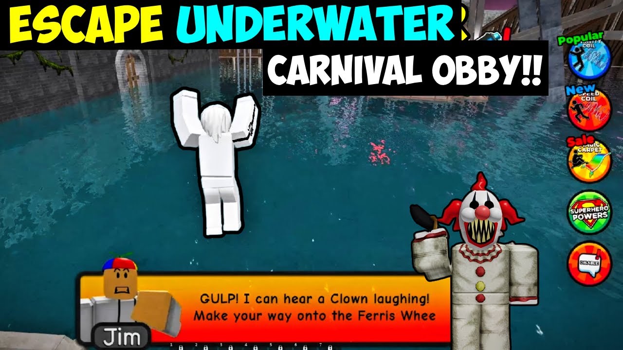 Escape The Underwater CARNIVAL Obby !! 🌊