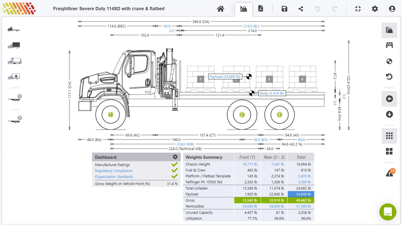 TruckScience Axle Weight Calculator (US & Canada)