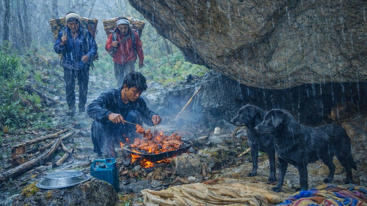 This Is Himalyan Nepali Mountain Village Life Heavy Rainy Day |Naturelly Village Dacumentary Video |