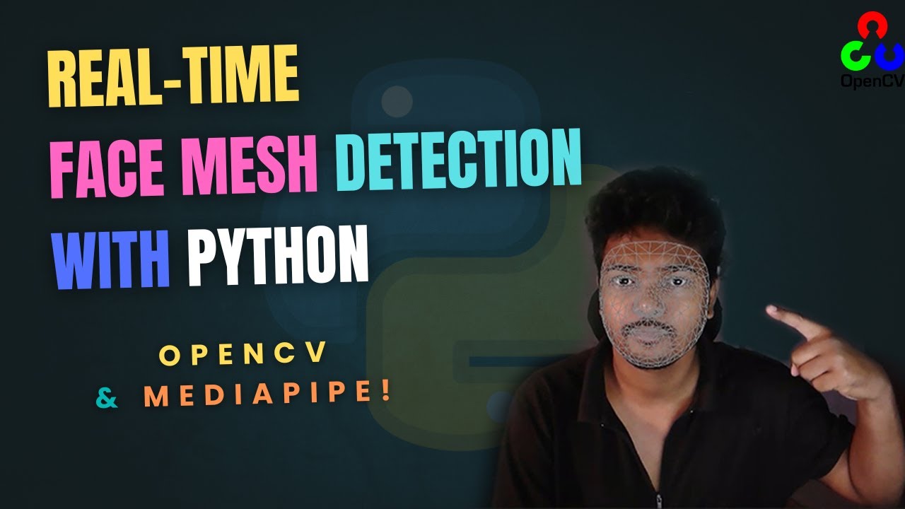 Обнаружение сетки лица в реальном времени с помощью Python, OpenCV и MediaPipe! 🎯📸