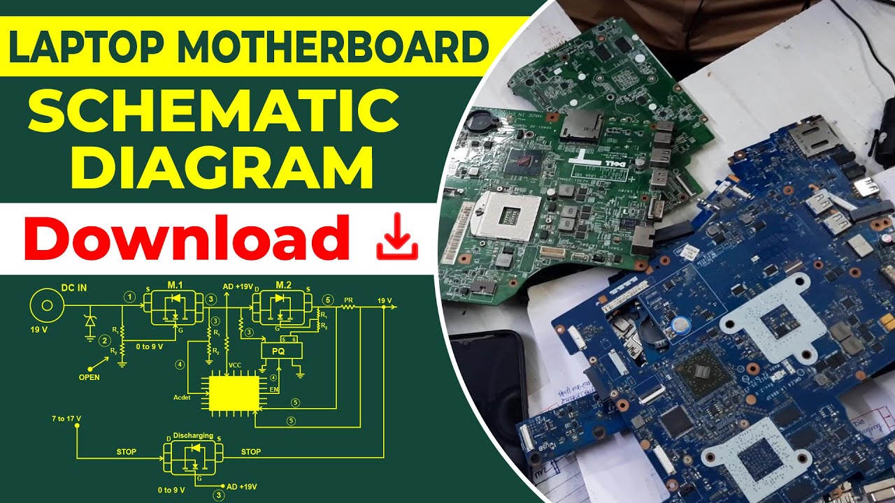Free Download Laptop Schematic ! how to read complete laptop schematic ! volt in schematic read