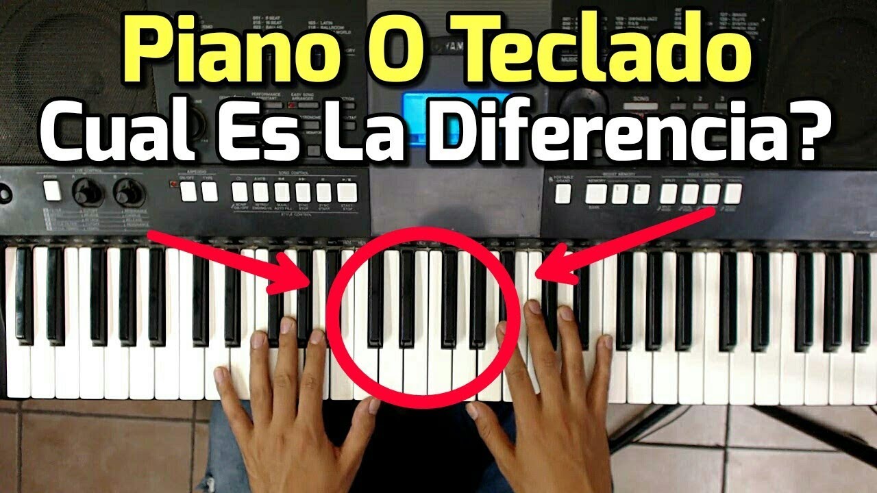 PIANO Y TECLADO CUAL ES LA DIFERENCIA? CURSO DE PIANO