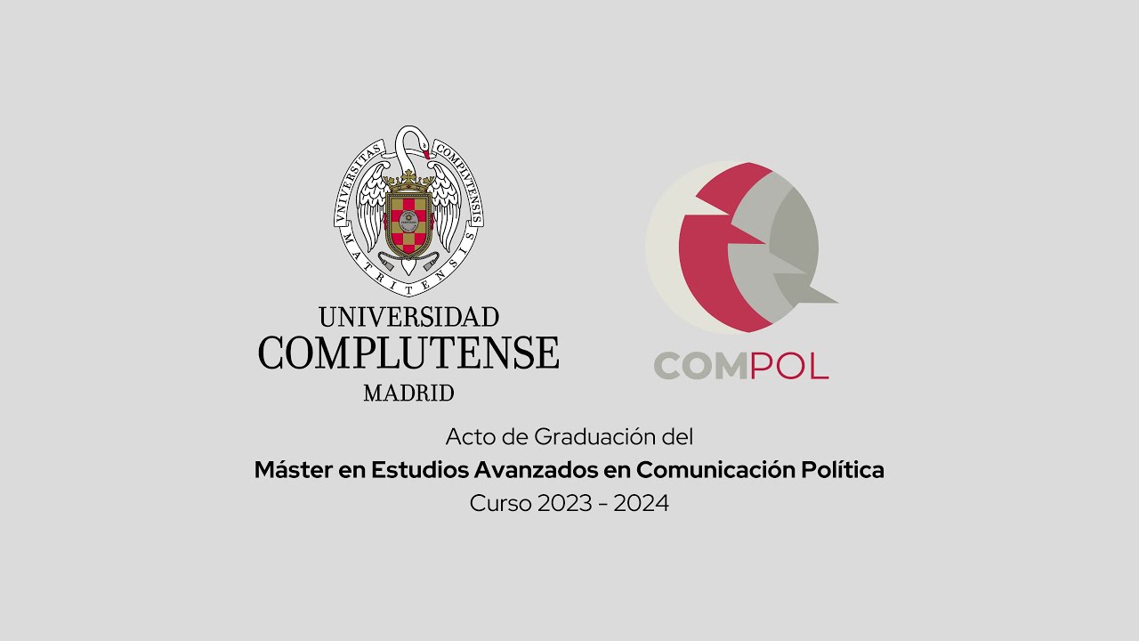 Graduación Máster en Estudios Avanzados en Comunicación Política