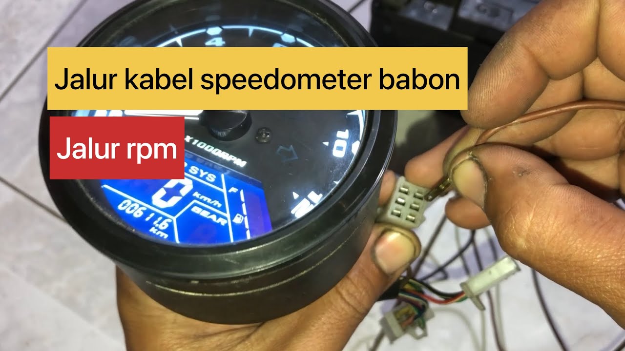 Jalur kabel speedometer babon - wongblitar