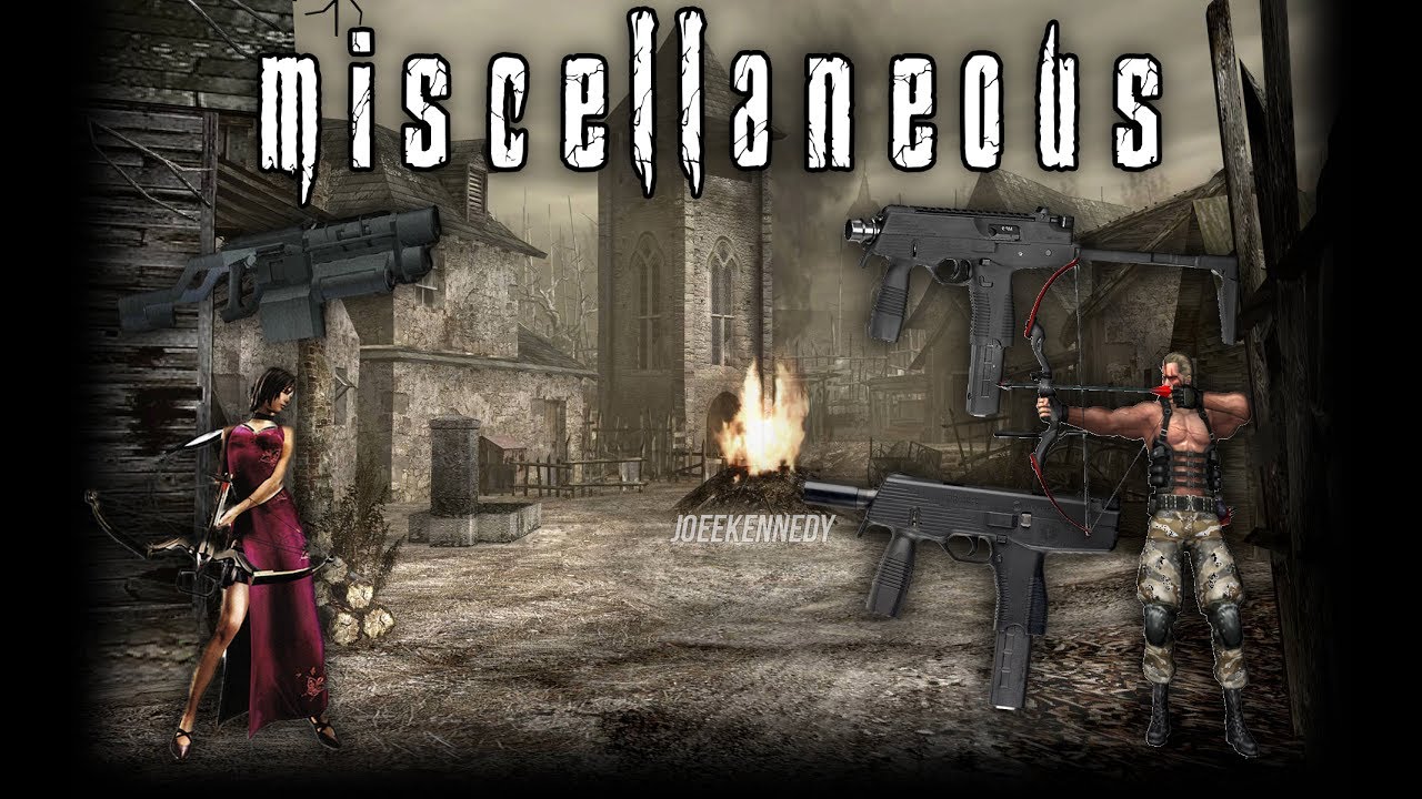 Демонстрация оружия Resident Evil 4: Разное (TMP, миномёт, лук)