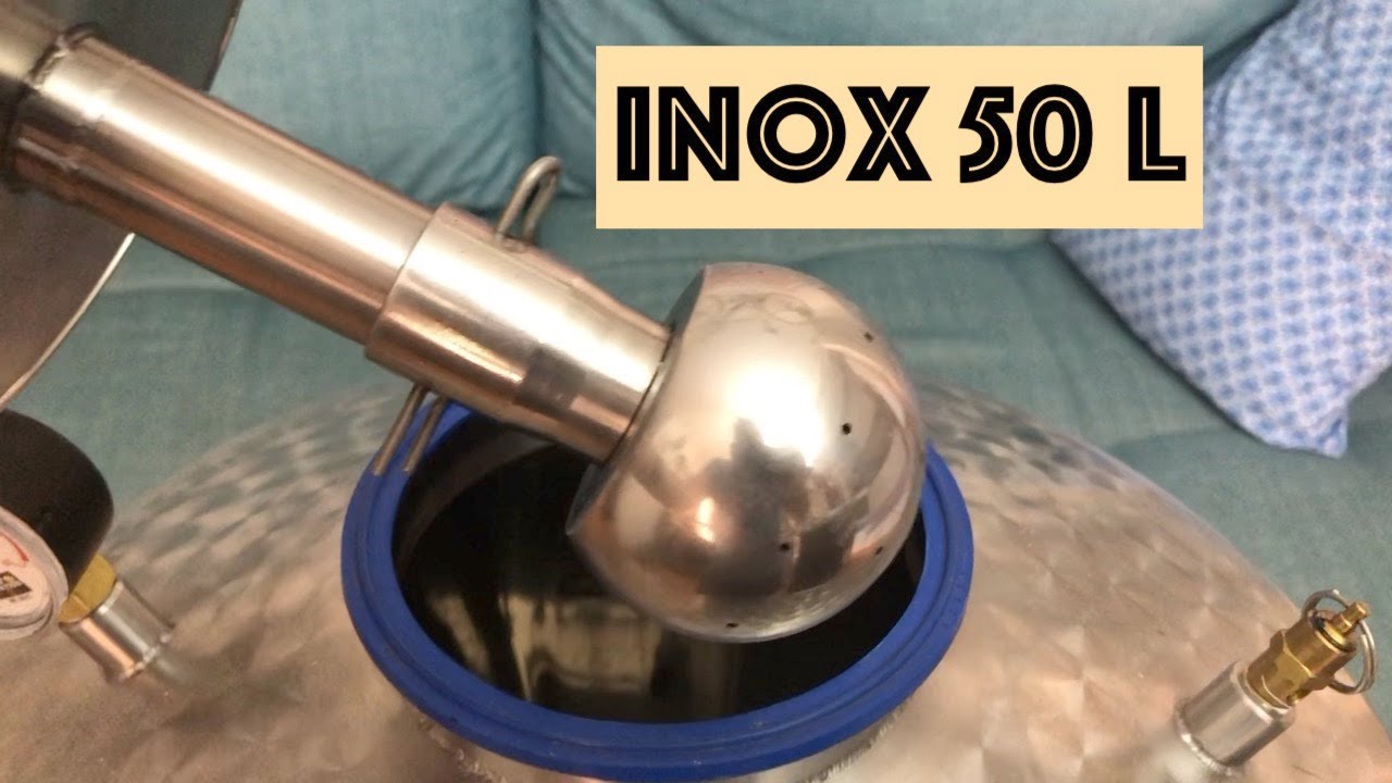 Fermentador Inox Pressurizavel 50 Litros GF Inox. Fermentação sob pressão