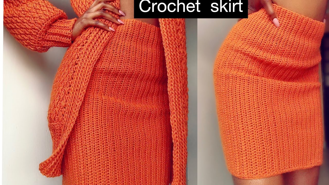 Crochet Pencil Skirt | Crochet Fitting Skirt (All Sizes)