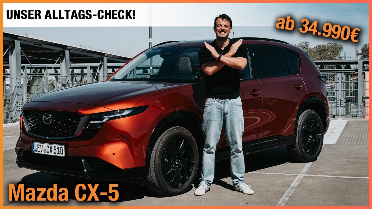 Mazda CX-5 im Test (2026) Alltags-Check mit dem NEUEN Kompakt-SUV ab 34.990&euro;! Fahrbericht | Review