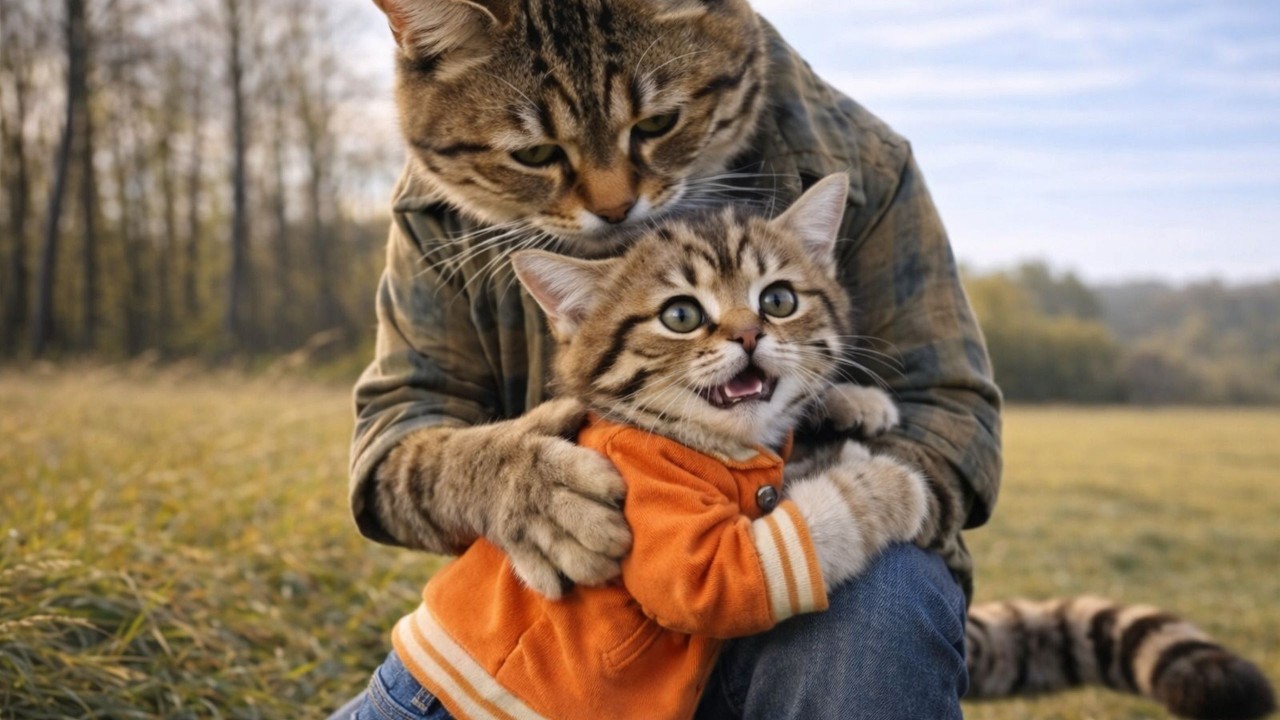 Tabby Kitten Leo Loses His Kite (And Follows It Into the Woods) 🪁🌲 (Episode 4)