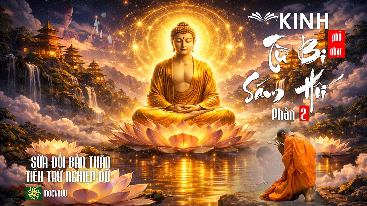 Kinh Từ Bi Sám Hối Phổ Nhạc Phần 2| Nhạc Phật Giáo Thanh Tịnh, Dễ Thuộc | mocvouu