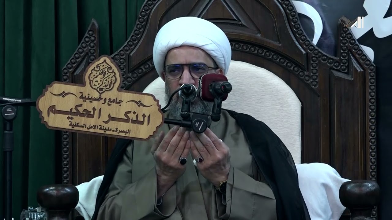 المحاضرة الدينية الليلة السادسة  عشر -  الشيخ يوسف الكناني