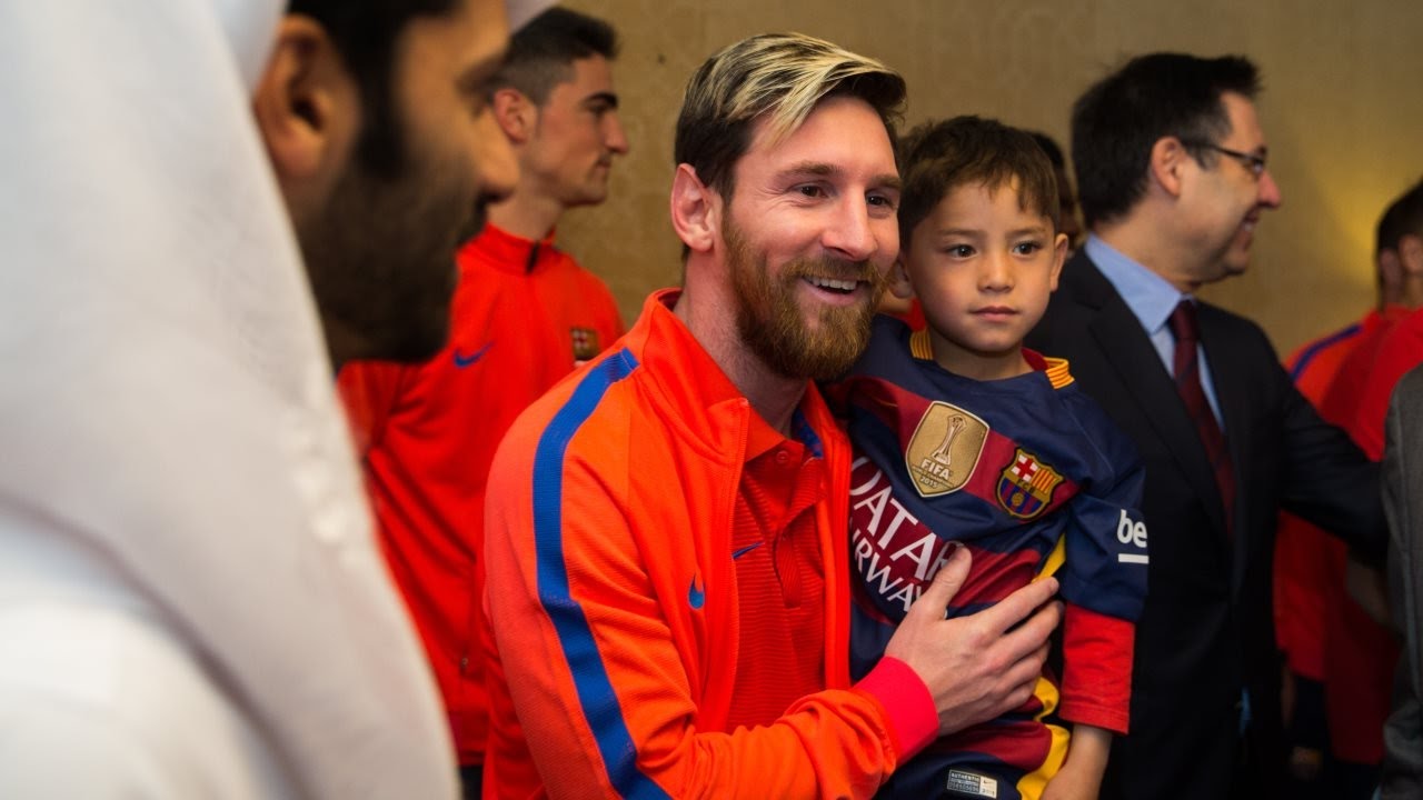 Afghan boy Murtaza Ahmadi joins FC Barcelona in Doha
