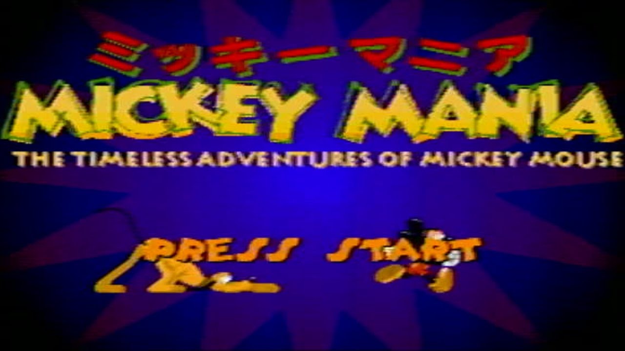 Mickey Mania on a REAL Japanese Mega Drive