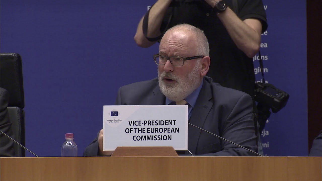 Frans Timmermans &ndash; 127th plenary session &ndash; European Committee of the Regions