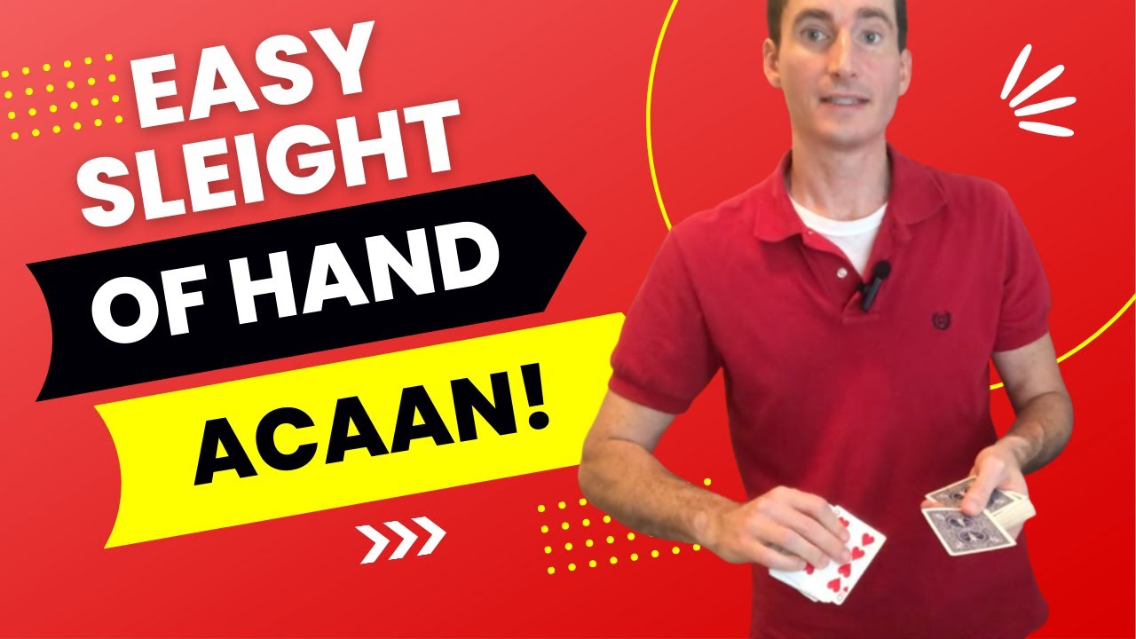Easy Sleight of Hand ACAAN Card Trick! (ANY Card At Any Number Tutorial - No Setup & Impromptu)