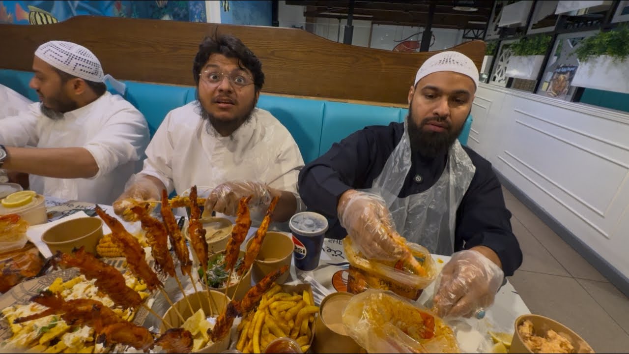 تجربتنا لأحد أشهر مطاعم الجمبري 🦐 في المدينة المنورة مطعم جمبري فاكتوري فرع حدائق سلطانة