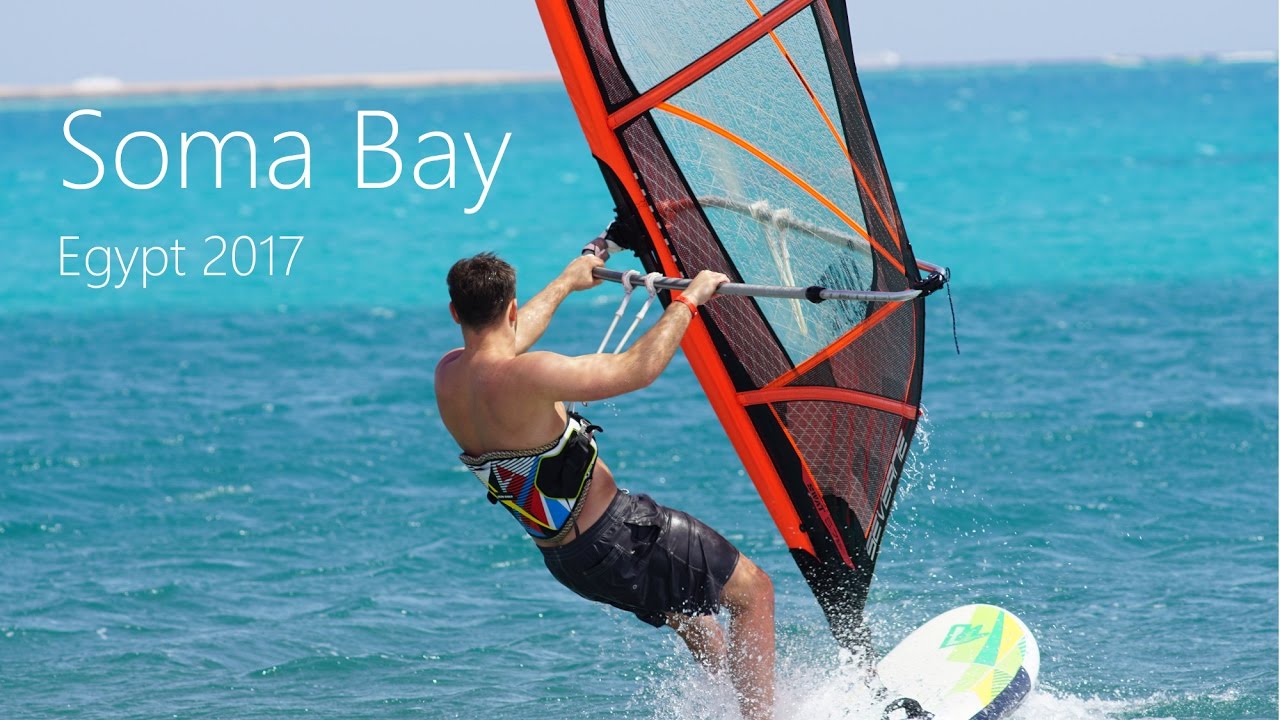 Windsurfen in Soma Bay Ägypten