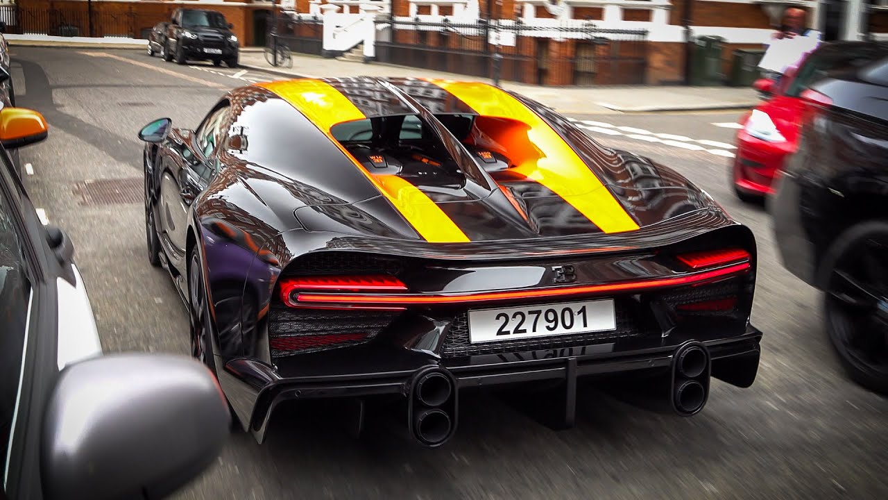 Supercars in London - #CSATW482 [Chiron Super Sport 300+, Veyron, Senna, SF90, MC20, SVJ]