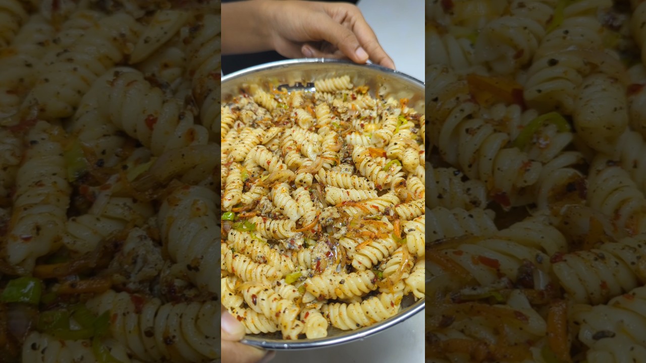 Easy egg pasta recipe🤤 | #shorts #pasta #viral