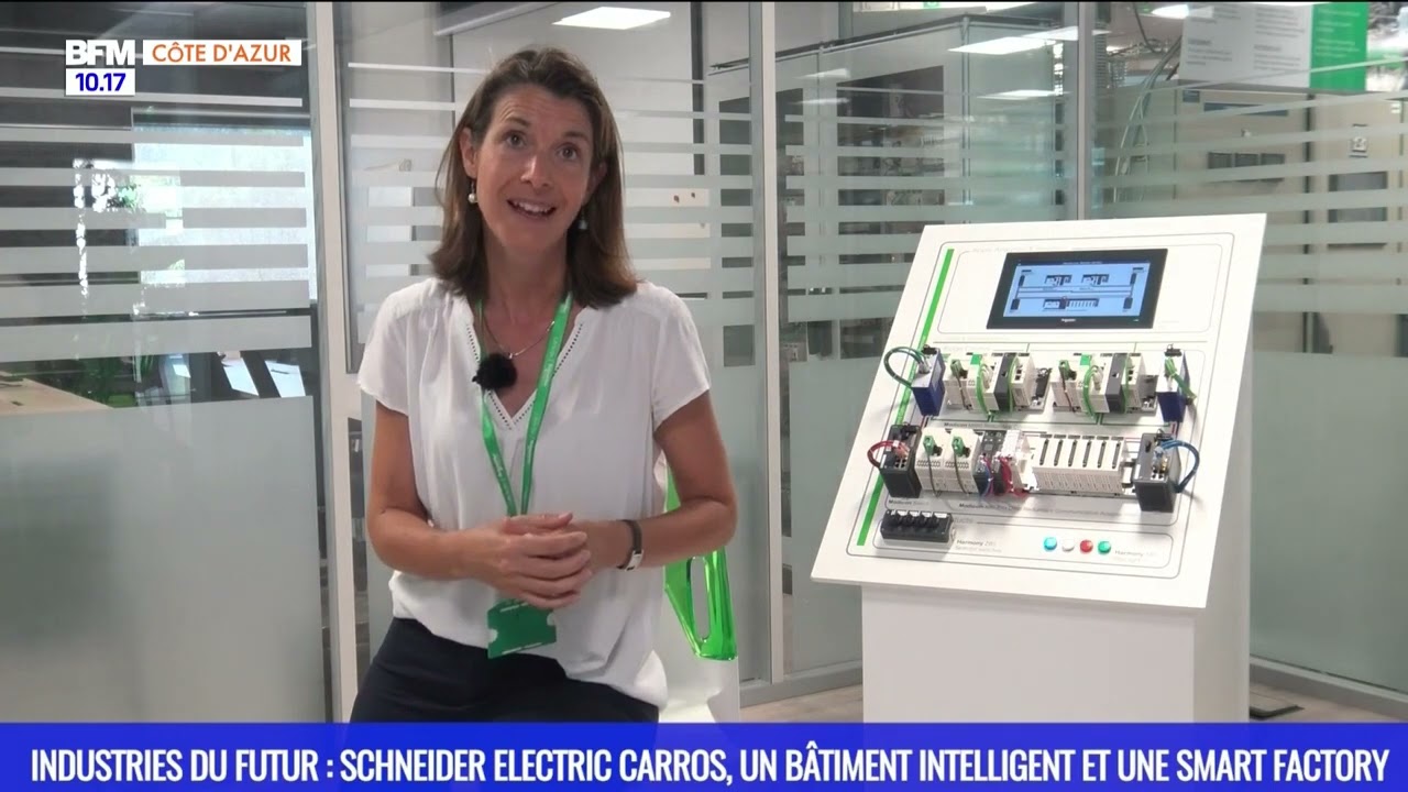 Industrie - Schneider Electric Carros - Industries du Futur - BFM Nice