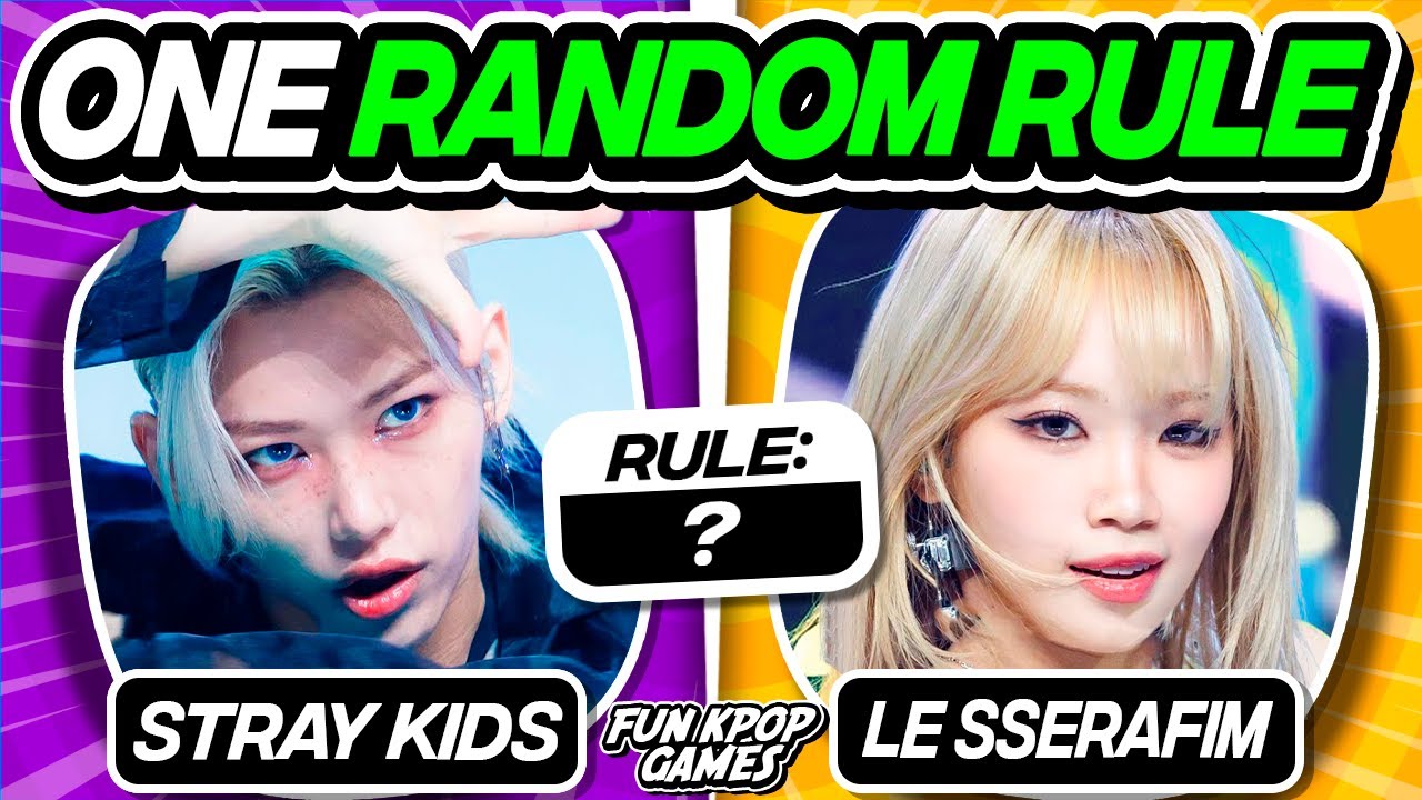 ✨ ONE RANDOM RULE✨ SAVE ONE DROP ONE KPOP SONG #3 - FUN KPOP GAMES 2024