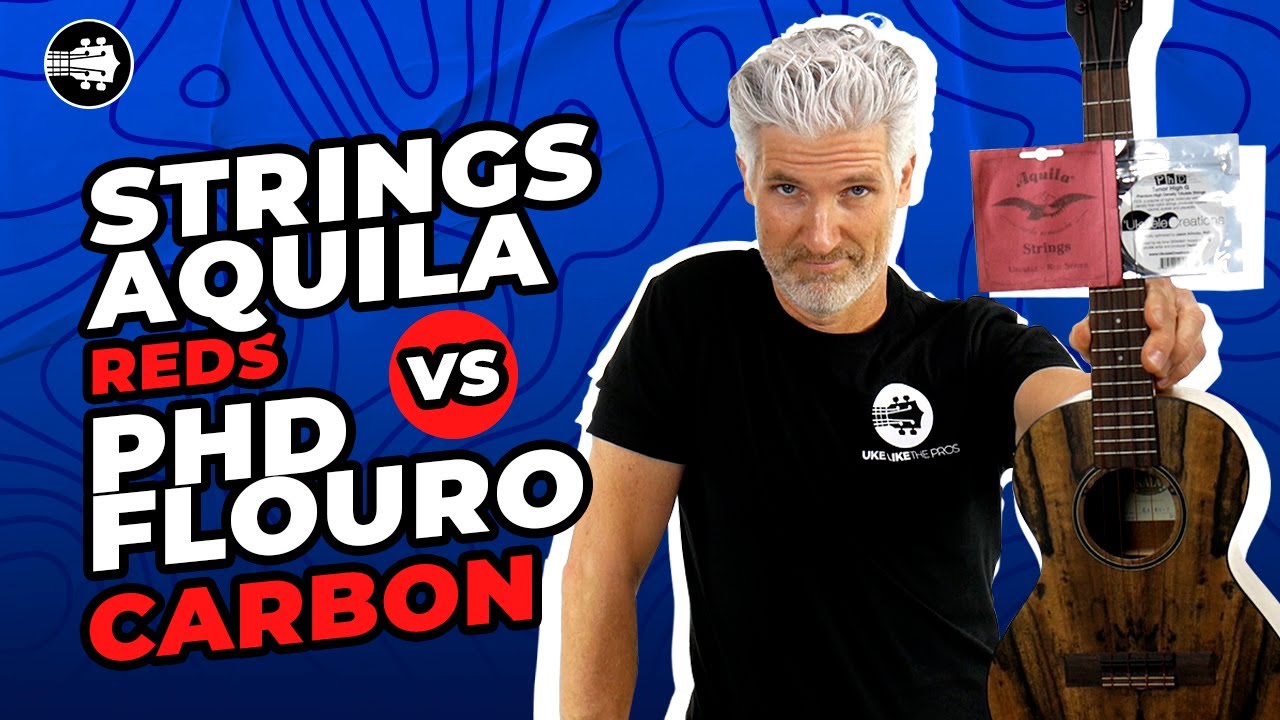 Aquila REDS vs🔥 PHD Flourocarbon! Ukulele Strings Comparison! BATTLE OF THE STRINGS!