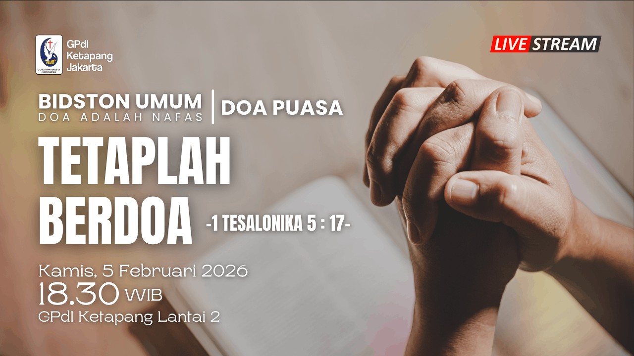 Ibadah DOA Bidston | Kamis, 5 Februari 2026
