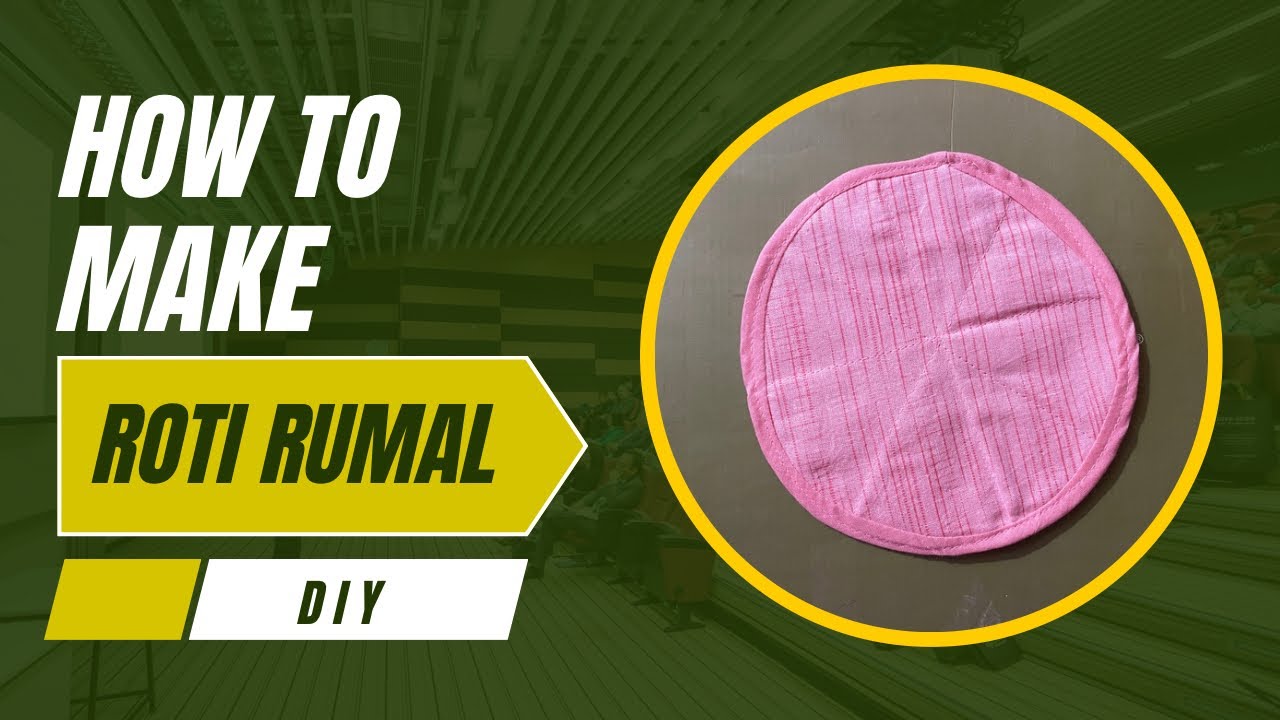 रोटी रूमाल कैसे बनाये वेस्ट कपड़े और फॉर्म को मिलाके #sewing 