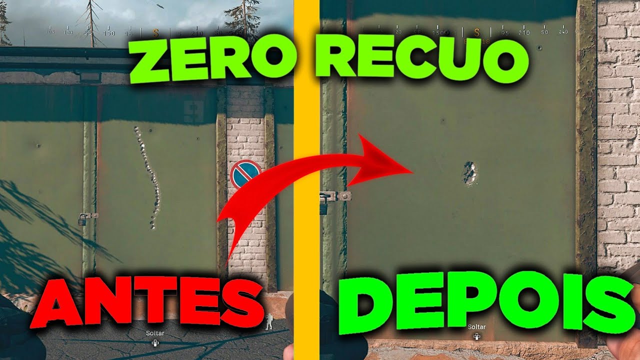 Como SEGURAR O RECUO de QUALQUER ARMA no controle- Call of duty Warzone
