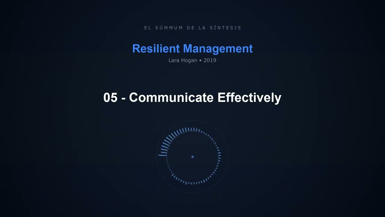 05 - Communicate Effectively
