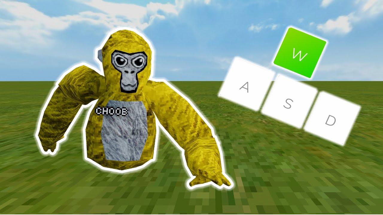 Gorilla Tag с клавиатурой и мышью... (без модов)