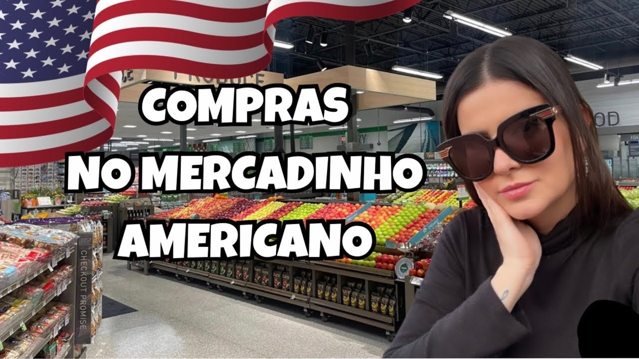 COMPRAS NO MERCADO DOS EUA PRA FICAR SOZINHOS EM CASA 😭😭😭