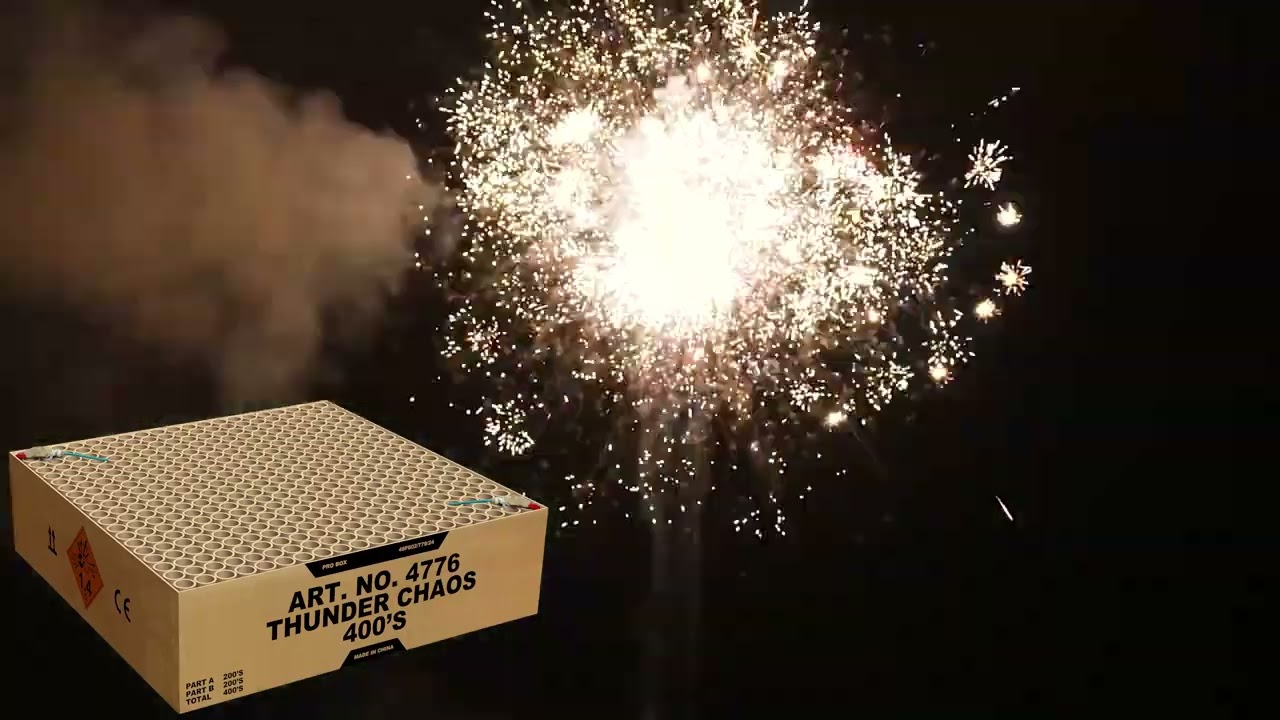THUNDERBOLT CHAOS DISPLAY BOX 400'S + ROYAL CELEBRATION 190'S
