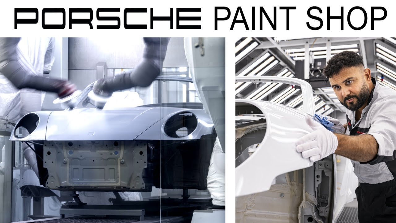 2025 Porsche 911 and Taycan Paint Shop at Zuffenhausen Factory