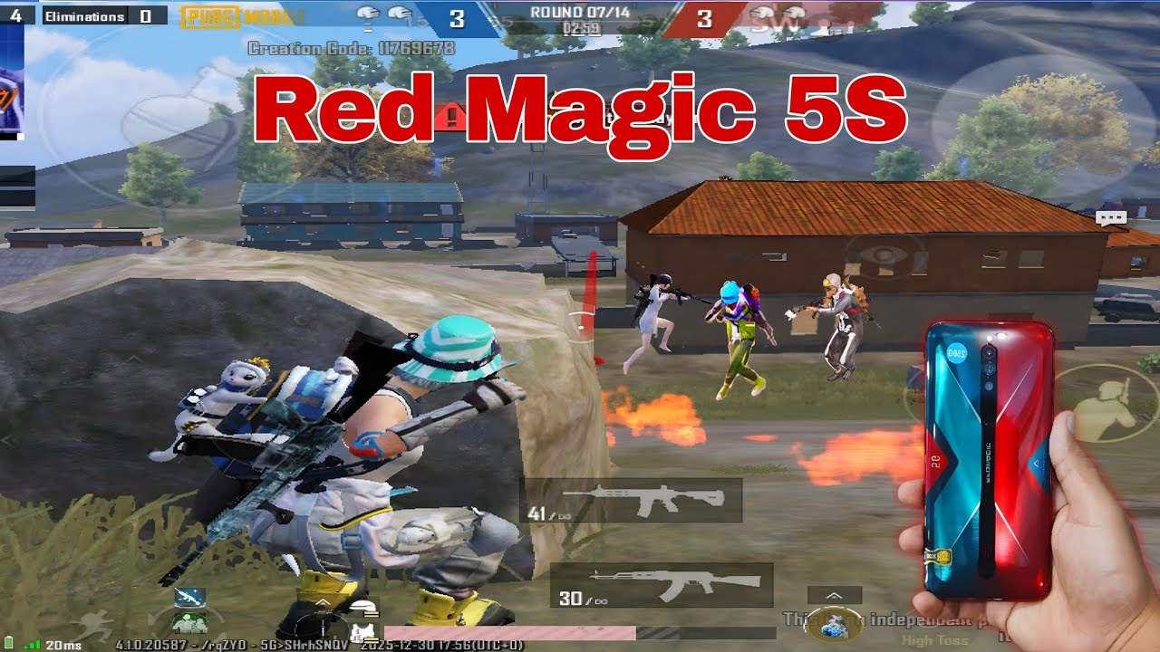 Red Magic 5S vs PUBG Mobile 😎 90FPS Real Gameplay