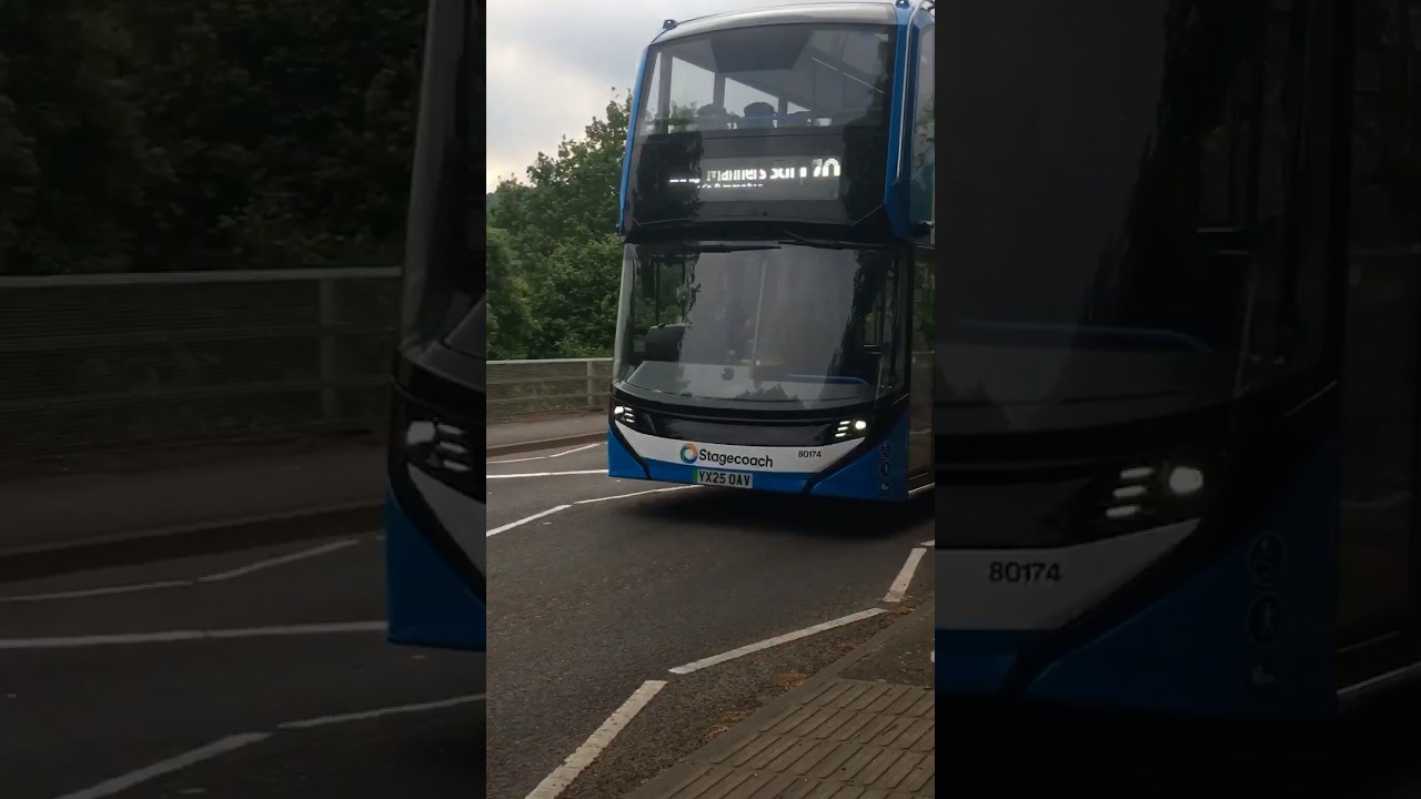 #stagecoach Yorkshire #enviro400 ev 80174(YX25 OAV) on the 170 to bakewell #busspottinguk #bus